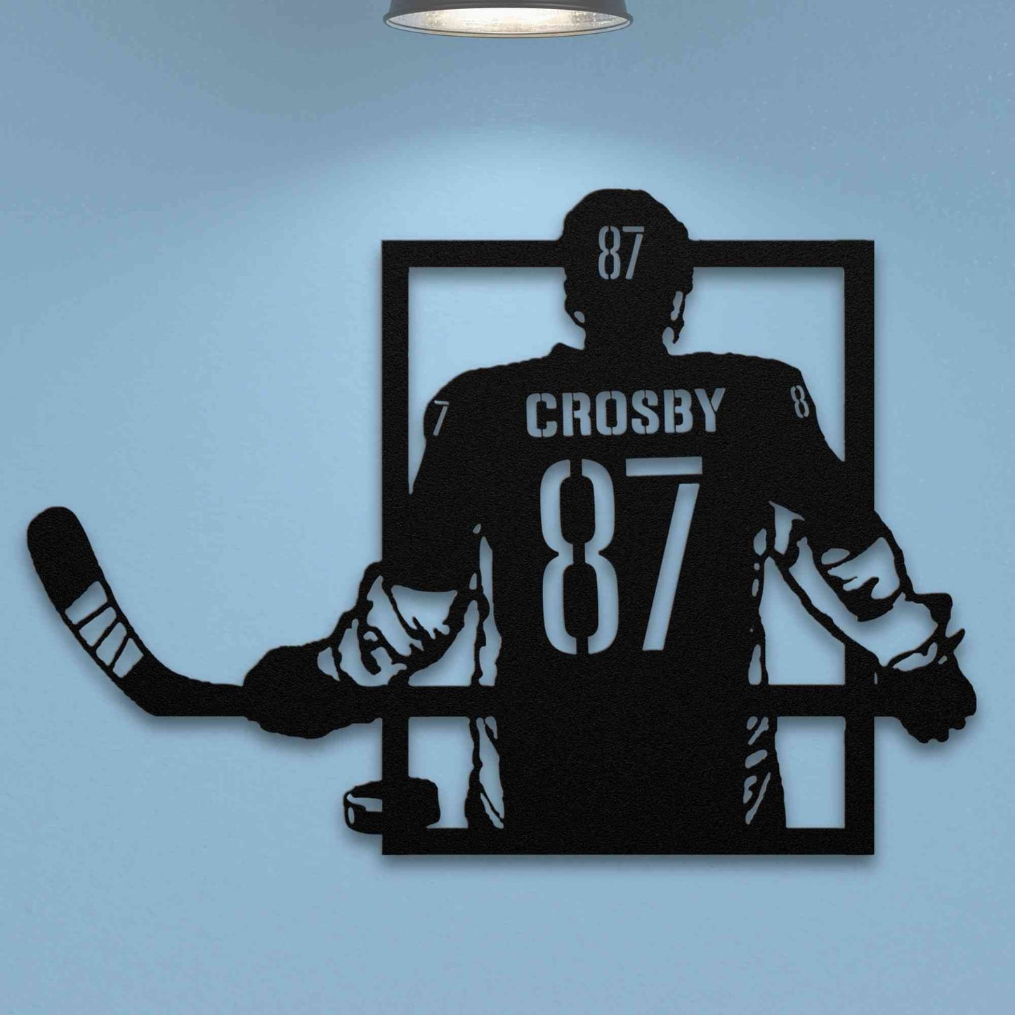 Hockey Player Sign