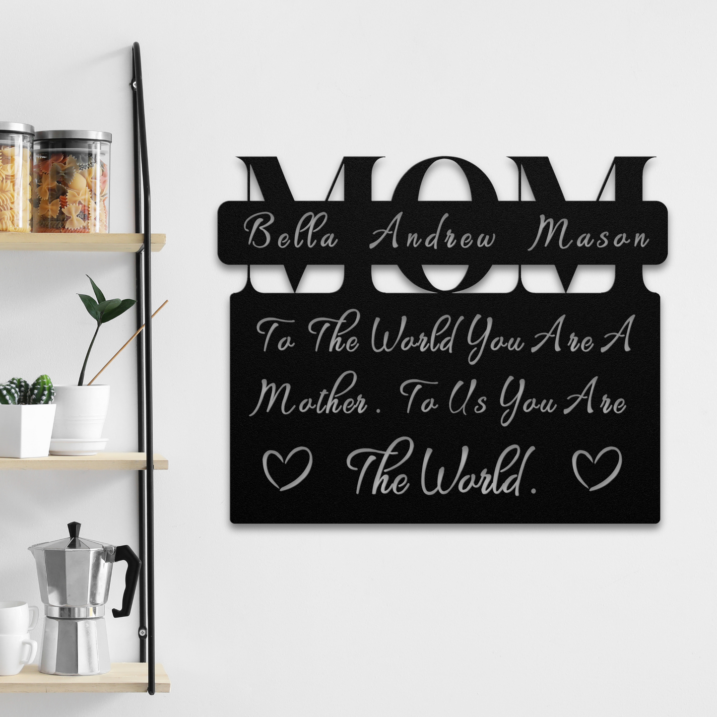 Mom You Are The World Sign