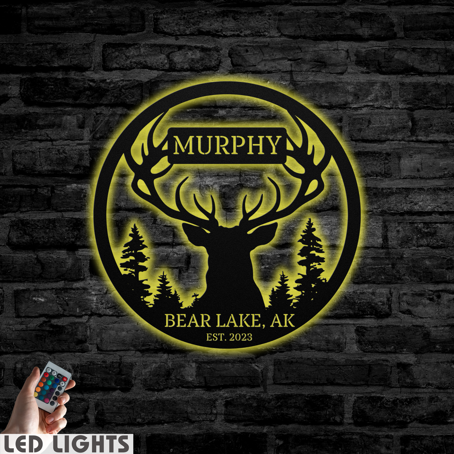 Deer Antler Sign