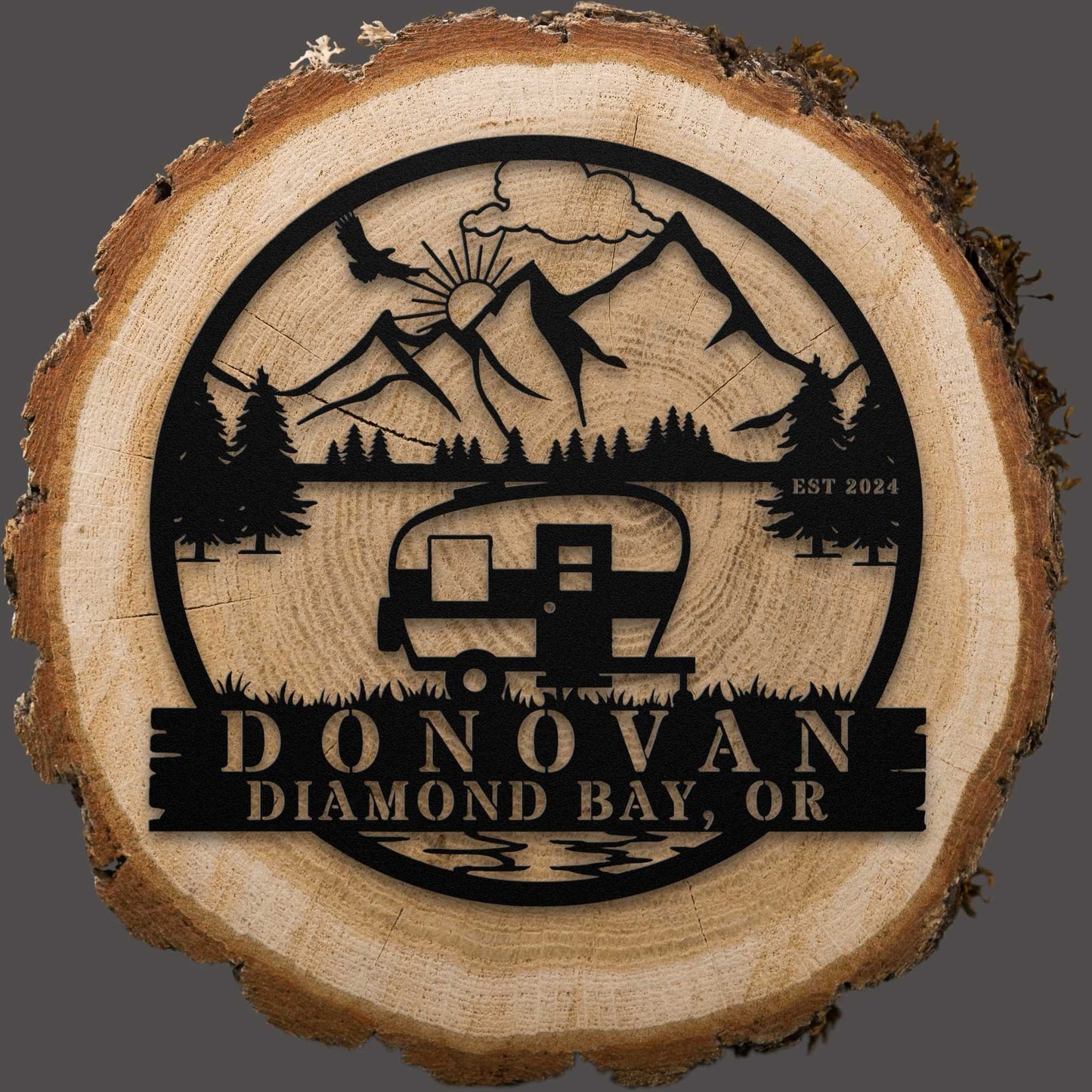 Retro RV Camper Sign