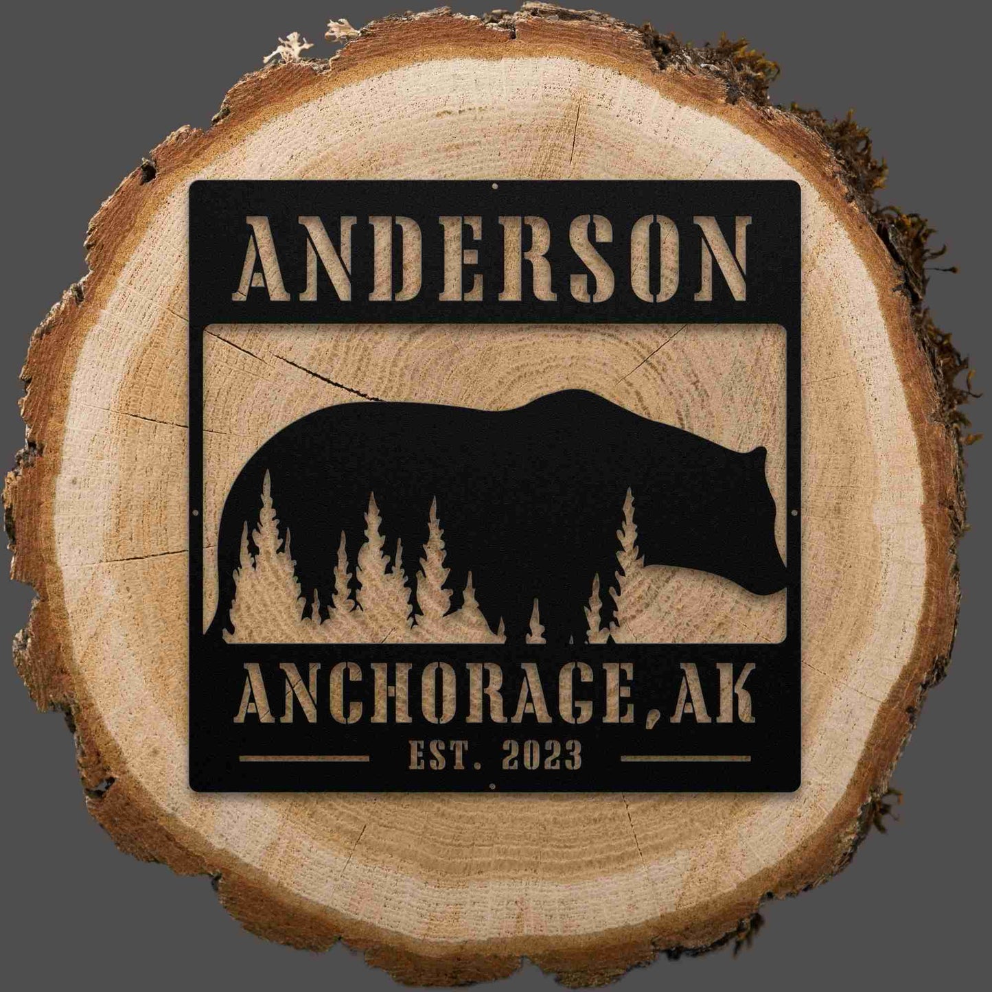 Cottage Bear Sign