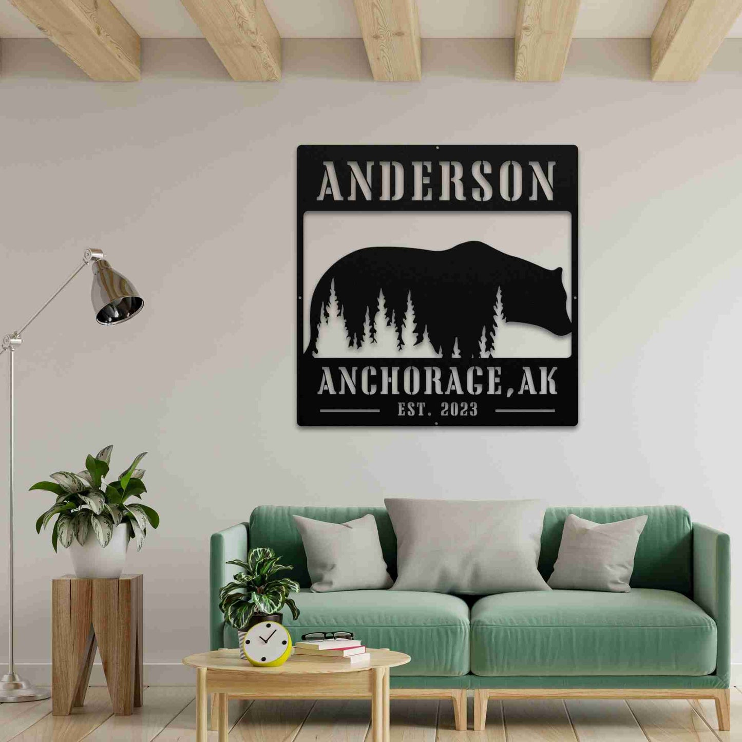 Cottage Bear Sign