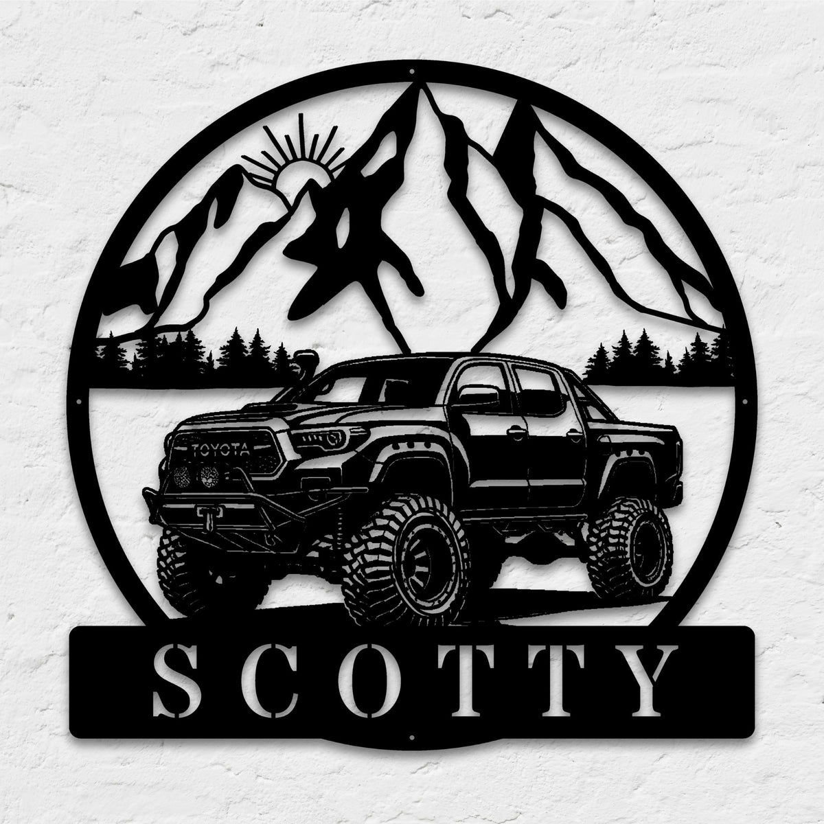 Toyota TRD Sport Decals Vinyl Stickers - 1 Pair For Tundra, Tacoma Trucks (2016+)