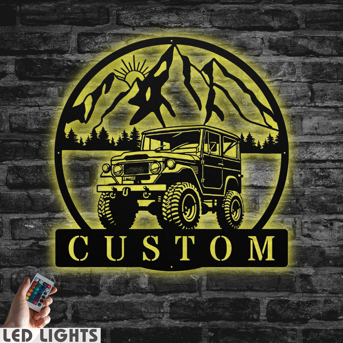 Offroad Jeep Classic Sign