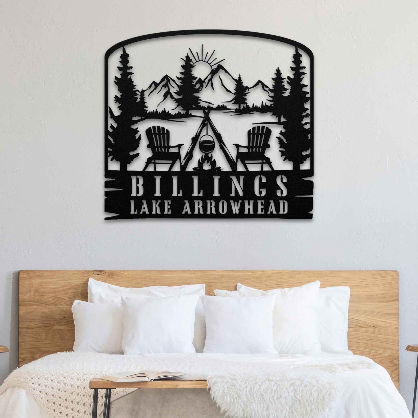 Sunset Campfire Sign