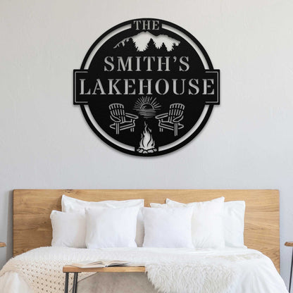 Mountain Lakehouse Sign