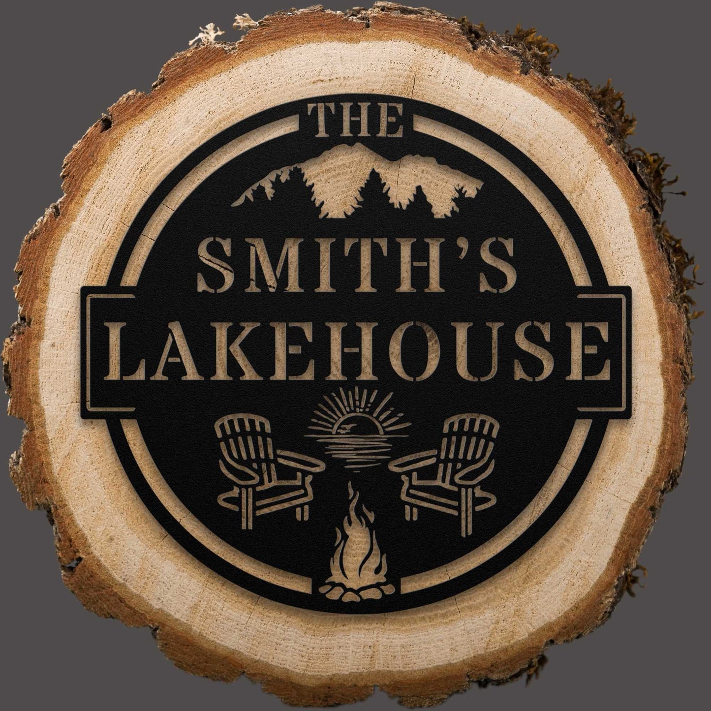 Mountain Lakehouse Sign