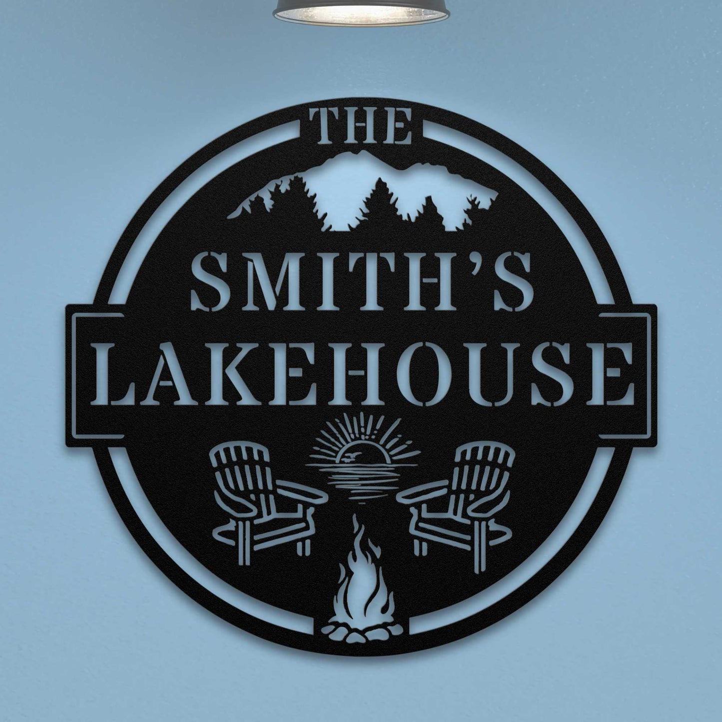 Mountain Lakehouse Sign